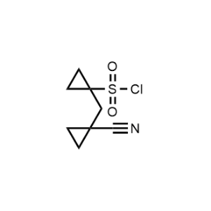 1-[(1-Cyanocyclopropyl)methyl]cyclopropanesulfonyl chloride|CS-1054580