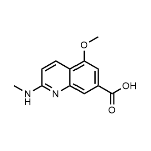5-Methoxy-2-(methylamino)quinoline-7-carboxylic acid|CS-1054649