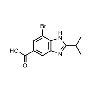7-Bromo-2-isopropyl-1H-benzo[d]imidazole-5-carboxylic acid|CS-1054922