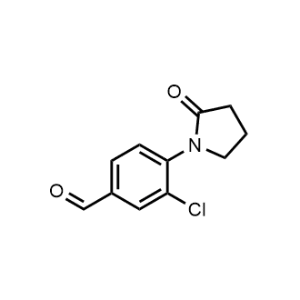 3-Chloro-4-(2-oxopyrrolidin-1-yl)benzaldehyde|CS-1055066