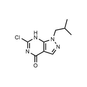6-Chloro-1-isobutyl-1,7-dihydro-4H-pyrazolo[3,4-d]pyrimidin-4-one|CS-1055133