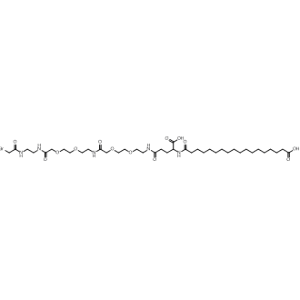 (S)-1-Bromo-28-carboxy-2,7,16,25,30-pentaoxo-9,12,18,21-tetraoxa-3,6,15,24,29-pentaazaheptatetracontan-47-oic acid|CS-1055134