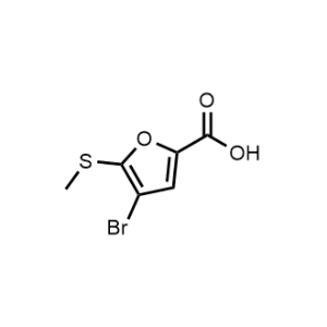 4-Bromo-5-(methylthio)furan-2-carboxylic acid|CS-1055179