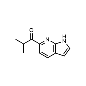 2-Methyl-1-(1H-pyrrolo[2,3-b]pyridin-6-yl)propan-1-one|CS-1055208