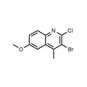 3-Bromo-2-chloro-6-methoxy-4-methylquinoline|CS-1055299