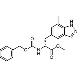 Methyl (R)-2-(((benzyloxy)carbonyl)amino)-3-(7-methyl-1H-indazol-5-yl)propanoate|CS-1055315
