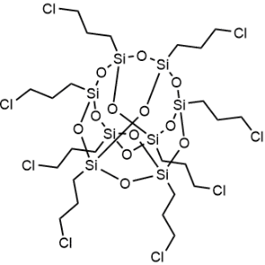 1,3,5,7,9,11,13,15-Octakis(3-chloropropyl)-2,4,6,8,10,12,14,16,17,18,19,20-dodecaoxa-1,3,5,7,9,11,13,15-octasilapentacyclo[9.5.1.1(3,9).1(5,15).1(7,13)]icosane|CS-1055384