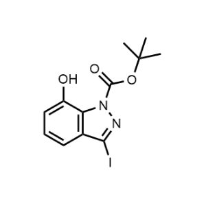 Tert-butyl 7-hydroxy-3-iodo-1H-indazole-1-carboxylate|CS-1055504