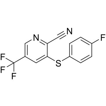 3-((4-Fluorophenyl)thio)-5-(trifluoromethyl)picolinonitrile|CS-1055659