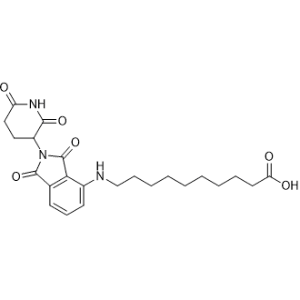 10-((2-(2,6-Dioxopiperidin-3-yl)-1,3-dioxoisoindolin-4-yl)amino)decanoic acid|CS-1055731
