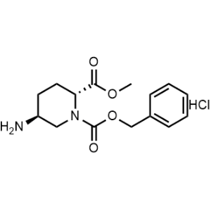 1-Benzyl 2-methyl (2R,5S)-5-aminopiperidine-1,2-dicarboxylate hydrochloride|CS-1055955