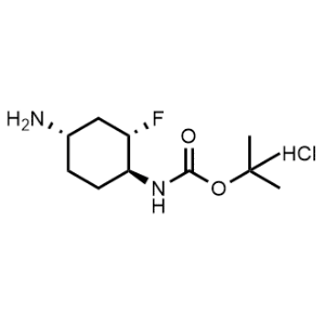 Tert-butyl ((1S,2S,4S)-4-amino-2-fluorocyclohexyl)carbamate hydrochloride|CS-1055956