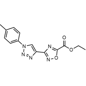 Ethyl 3-(1-(P-tolyl)-1H-1,2,3-triazol-4-yl)-1,2,4-oxadiazole-5-carboxylate|CS-1056347