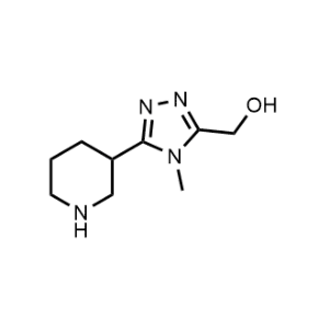 (4-Methyl-5-(piperidin-3-yl)-4H-1,2,4-triazol-3-yl)methanol|CS-1056399