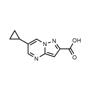 6-Cyclopropylpyrazolo[1,5-a]pyrimidine-2-carboxylic acid|CS-1056400