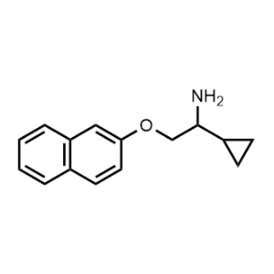 1-Cyclopropyl-2-(naphthalen-2-yloxy)ethan-1-amine|CS-1056416