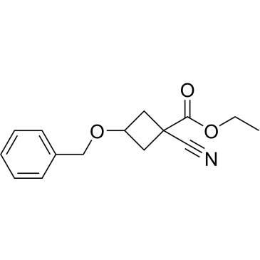 Ethyl 3-(benzyloxy)-1-cyanocyclobutane-1-carboxylate|CS-1056595