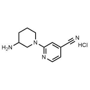 2-(3-Aminopiperidin-1-yl)isonicotinonitrile hydrochloride|CS-1056629