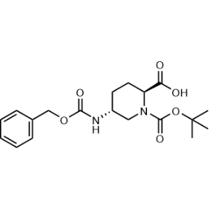 (2S,5R)-5-(((Benzyloxy)carbonyl)amino)-1-(tert-butoxycarbonyl)piperidine-2-carboxylic acid|CS-1056718