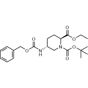 1-(Tert-butyl) 2-ethyl (2S,5R)-5-(((benzyloxy)carbonyl)amino)piperidine-1,2-dicarboxylate|CS-1056816