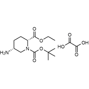 1-(Tert-butyl) 2-ethyl (2R,5R)-5-aminopiperidine-1,2-dicarboxylate oxalate|CS-1057083