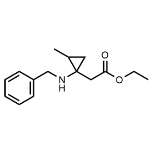 Ethyl 2-(1-(benzylamino)-2-methylcyclopropyl)acetate|CS-1057110