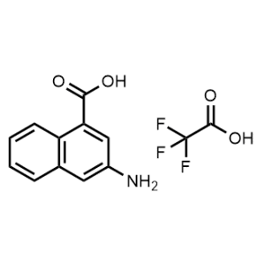 2,2,2-Trifluoroacetic acid compound with 3-amino-1-naphthoic acid 1:1|CS-1057163