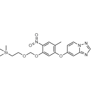 7-(2-Methyl-4-nitro-5-((2-(trimethylsilyl)ethoxy)methoxy)phenoxy)-[1,2,4]triazolo[1,5-a]pyridine|CS-1057323