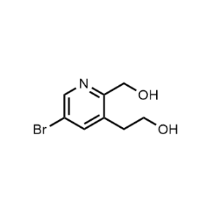 2-(5-Bromo-2-(hydroxymethyl)pyridin-3-yl)ethan-1-ol|CS-1057380