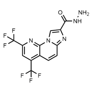 2,4-Bis(trifluoromethyl)imidazo[1,2-a][1,8]naphthyridine-8-carbohydrazide|CS-1057418