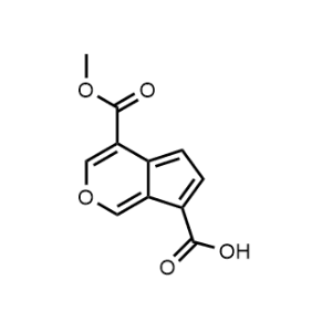 4-(Methoxycarbonyl)cyclopenta[c]pyran-7-carboxylic acid|CS-1057623