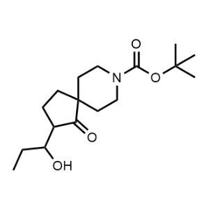 Tert-butyl 2-(1-hydroxypropyl)-1-oxo-8-azaspiro[4.5]decane-8-carboxylate|CS-1057796