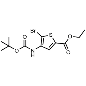 Ethyl 5-bromo-4-((tert-butoxycarbonyl)amino)thiophene-2-carboxylate|CS-1057805