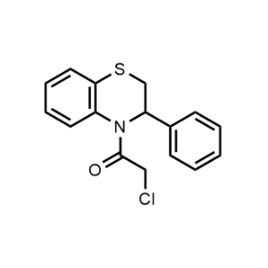 2-Chloro-1-(3-phenyl-2,3-dihydro-4H-benzo[b][1,4]thiazin-4-yl)ethan-1-one|CS-1058002