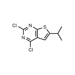2,4-Dichloro-6-isopropylthieno[2,3-d]pyrimidine|CS-1058350