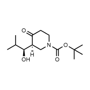 Tert-butyl (S)-3-((S)-1-hydroxy-2-methylpropyl)-4-oxopiperidine-1-carboxylate|CS-1058368