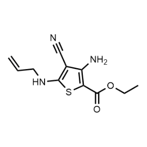Ethyl 5-(allylamino)-3-amino-4-cyanothiophene-2-carboxylate|CS-1058394