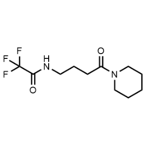 2,2,2-Trifluoro-N-(4-oxo-4-(piperidin-1-yl)butyl)acetamide|CS-1058481
