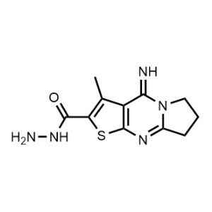 4-Imino-3-methyl-4,6,7,8-tetrahydropyrrolo[1,2-a]thieno[2,3-d]pyrimidine-2-carbohydrazide|CS-1058547