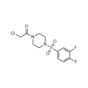 2-Chloro-1-(4-((3,4-difluorophenyl)sulfonyl)piperazin-1-yl)ethan-1-one|CS-1058580