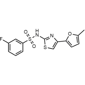 3-Fluoro-N-(4-(5-methylfuran-2-yl)thiazol-2-yl)benzenesulfonamide|CS-1058604