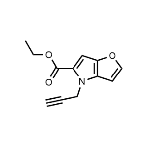 Ethyl 4-(prop-2-yn-1-yl)-4H-furo[3,2-b]pyrrole-5-carboxylate|CS-1058642