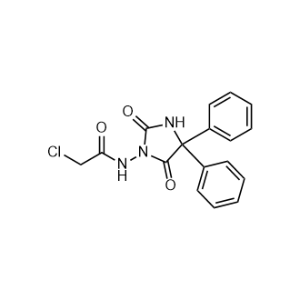 2-Chloro-N-(2,5-dioxo-4,4-diphenylimidazolidin-1-yl)acetamide|CS-1058652