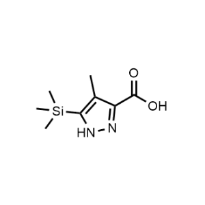 4-Methyl-5-(trimethylsilyl)-1H-pyrazole-3-carboxylic acid|CS-1058671