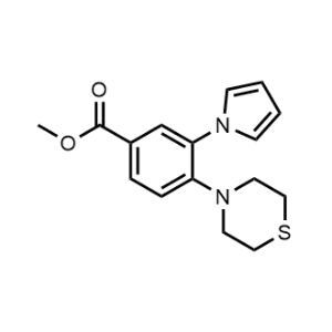 Methyl 3-(1H-pyrrol-1-yl)-4-thiomorpholinobenzoate|CS-1058823