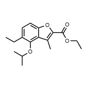 Ethyl 5-ethyl-4-isopropoxy-3-methylbenzofuran-2-carboxylate|CS-1058888