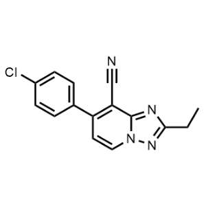 7-(4-Chlorophenyl)-2-ethyl-[1,2,4]triazolo[1,5-a]pyridine-8-carbonitrile|CS-1059199