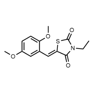5-(2,5-Dimethoxybenzylidene)-3-ethylthiazolidine-2,4-dione|CS-1059251