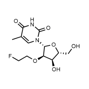 1-((2R,3R,4R,5R)-3-(2-Fluoroethoxy)-4-hydroxy-5-(hydroxymethyl)tetrahydrofuran-2-yl)-5-methylpyrimidine-2,4(1H,3H)-dione|CS-1059283