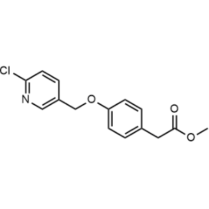 Methyl 2-(4-((6-chloropyridin-3-yl)methoxy)phenyl)acetate|CS-1059429